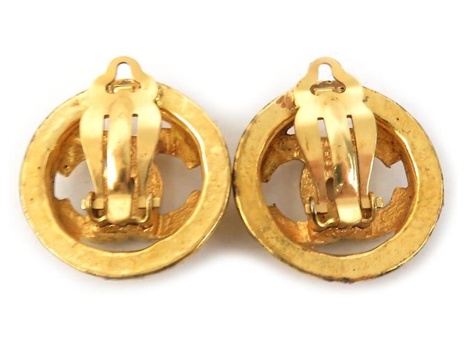 Orecchini a clip in oro Chanel D'oro - vista 5