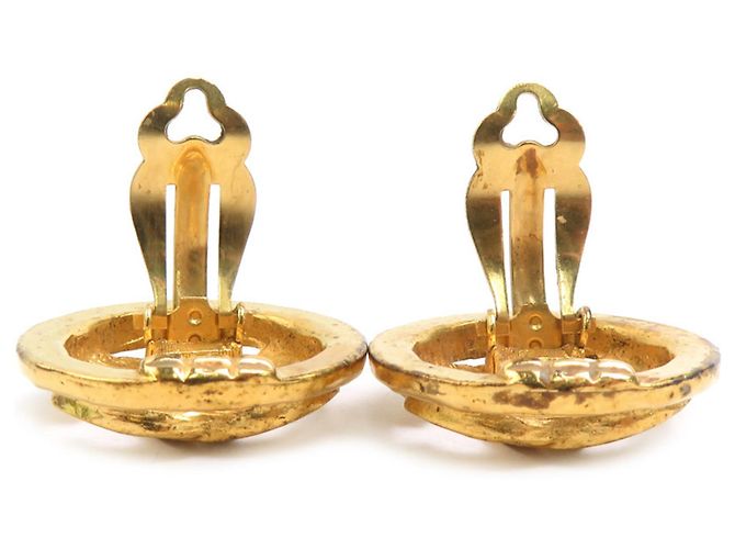 Orecchini a clip in oro Chanel D'oro - vista 6