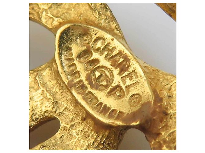 Orecchini a clip in oro Chanel D'oro - vista 7