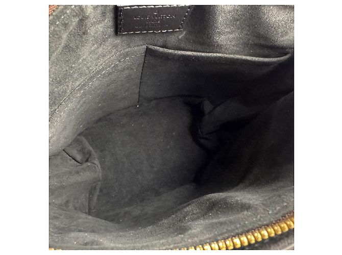 Borsa a Spalla in Pelle Monogram Louis Vuitton Marrone Nero Monogramma - vista 5
