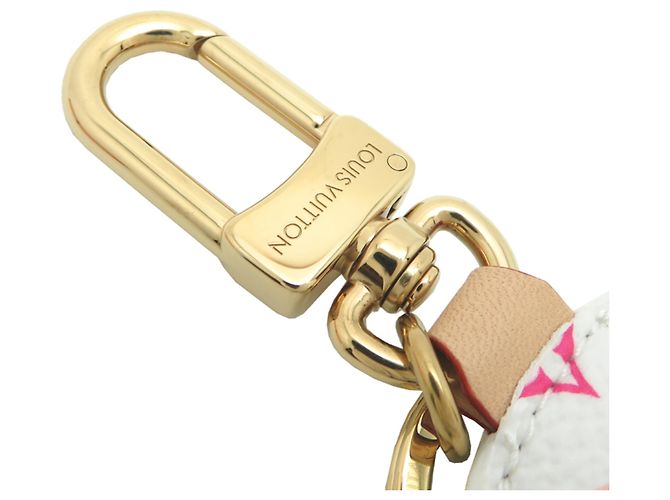 Portachiavi Louis Vuitton LV x TM Vivienne Bianco - vista 4