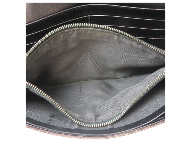 Fendi Zucchino Canvas Long Wallet Brown - view 6