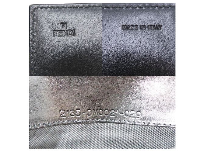Fendi Zucchino Canvas Long Wallet Brown - view 7