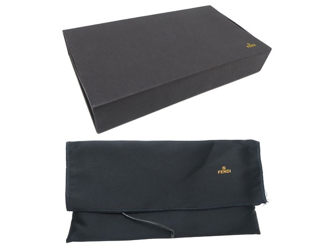 Fendi Zucchino Canvas Long Wallet Brown - view 8