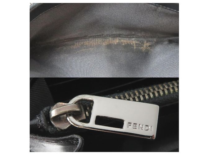Fendi Zucchino Canvas Long Wallet Brown - view 9