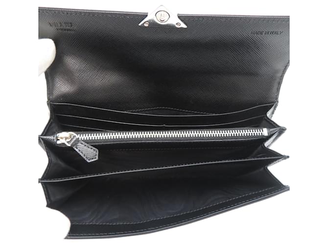 Prada Nylon Klappgeldbörse Schwarz - Ansicht 5