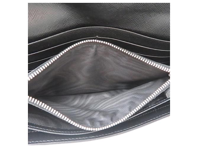 Prada Nylon Klappgeldbörse Schwarz - Ansicht 6