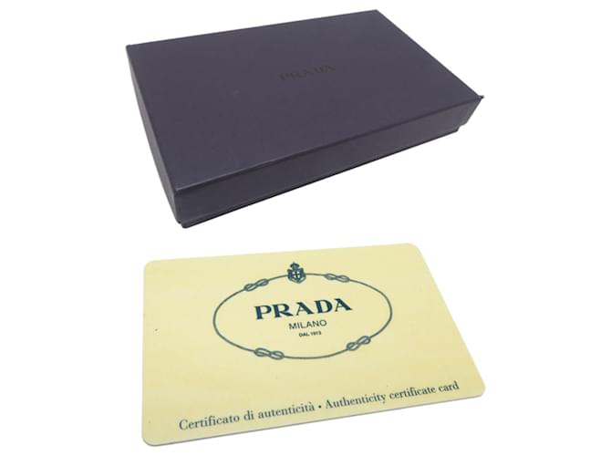 Prada Nylon Klappgeldbörse Schwarz - Ansicht 8