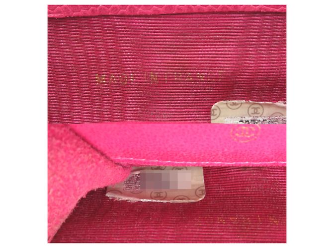 Borsa a spalla rosa Chanel - vista 8