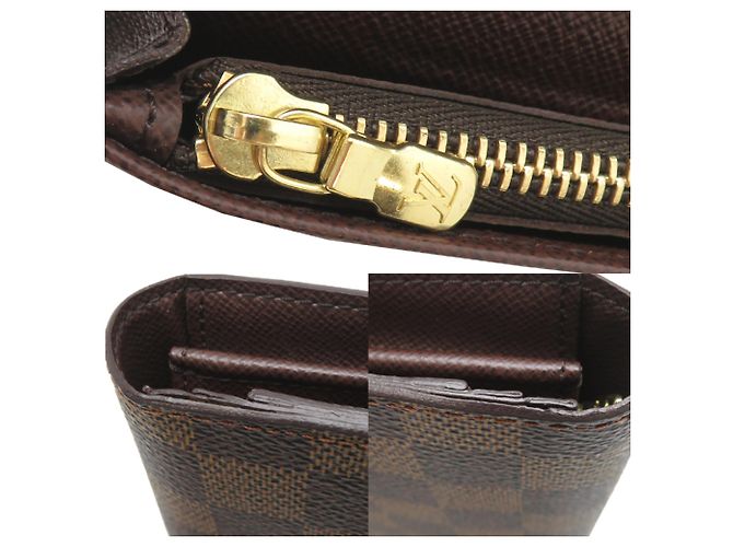 Cartera Larga Brazza Louis Vuitton Castaño - vista 10