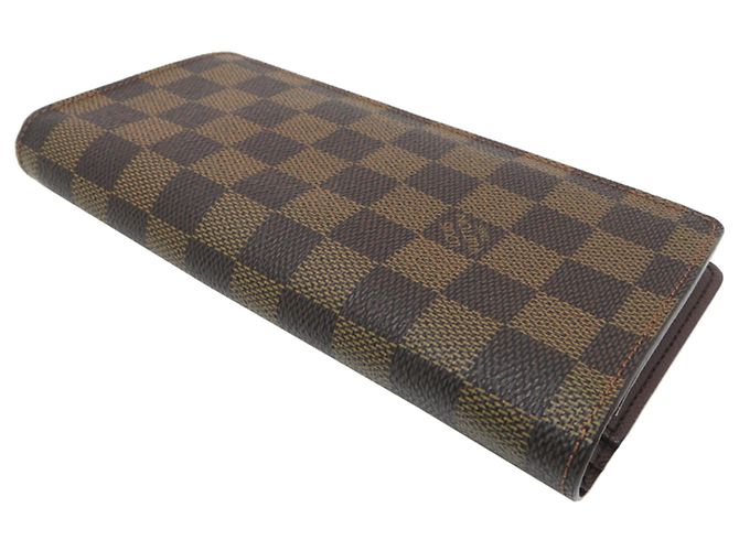 Cartera Larga Brazza Louis Vuitton Castaño - vista 3