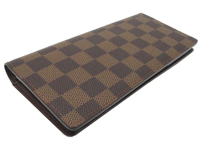 Cartera Larga Brazza Louis Vuitton Castaño - vista 4