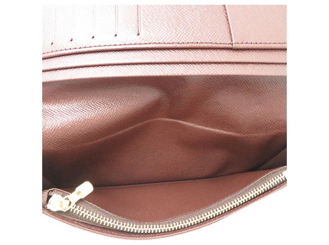 Cartera Larga Brazza Louis Vuitton Castaño - vista 6