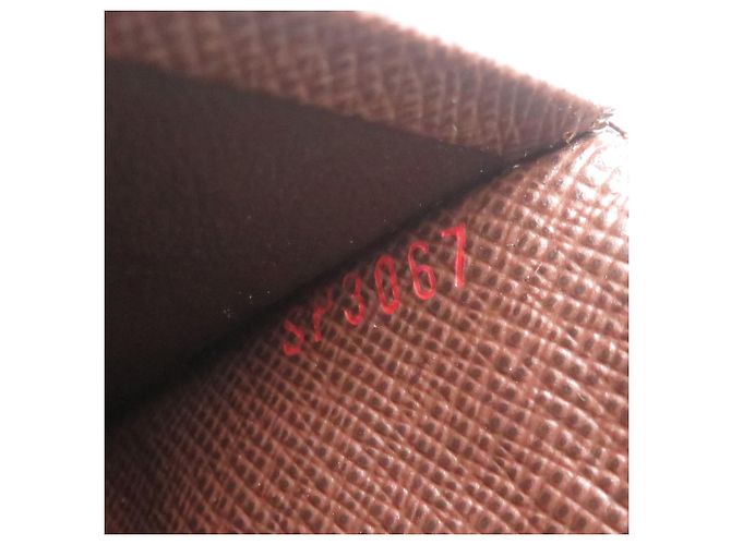 Cartera Larga Brazza Louis Vuitton Castaño - vista 9