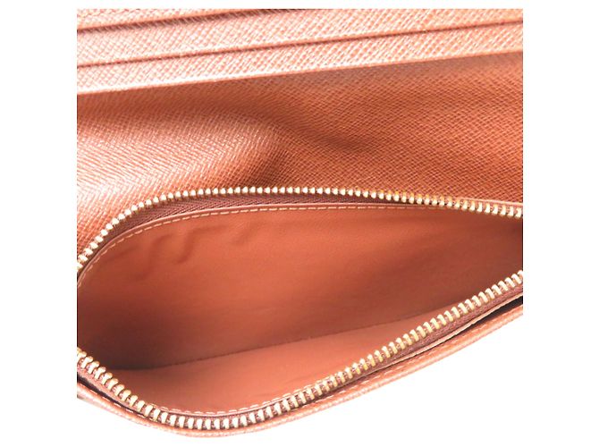 Cartera Larga Brazza Louis Vuitton Castaño - vista 7