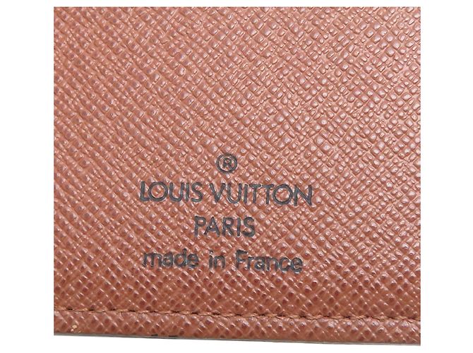 Cartera Larga Brazza Louis Vuitton Castaño - vista 8