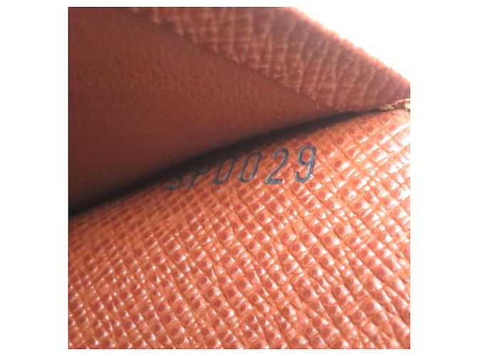 Cartera Larga Brazza Louis Vuitton Castaño - vista 9