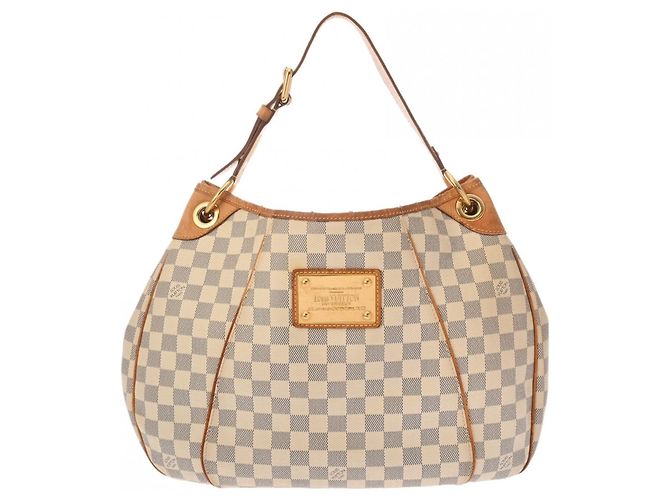 Borsa Louis Vuitton Damier Azur Galliera PM Bianco - vista 2
