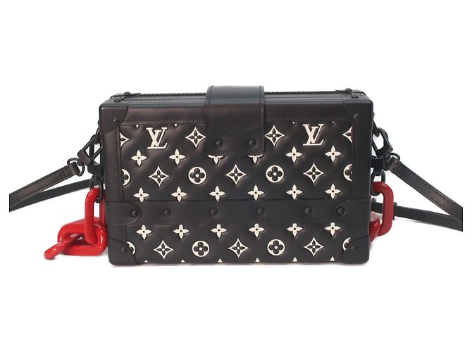 Borsa a Spalla Petite Malle in Pelle di Agnello Monogram Louis Vuitton - vista 3