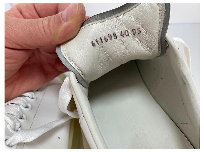 Alexander McQueen Oversized Sneaker aus Leder - Weiß - Ansicht 12