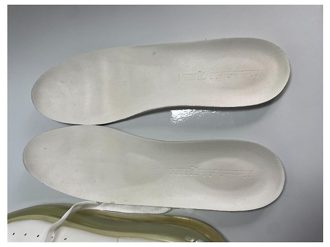 Alexander McQueen Oversized Sneaker aus Leder - Weiß - Ansicht 13