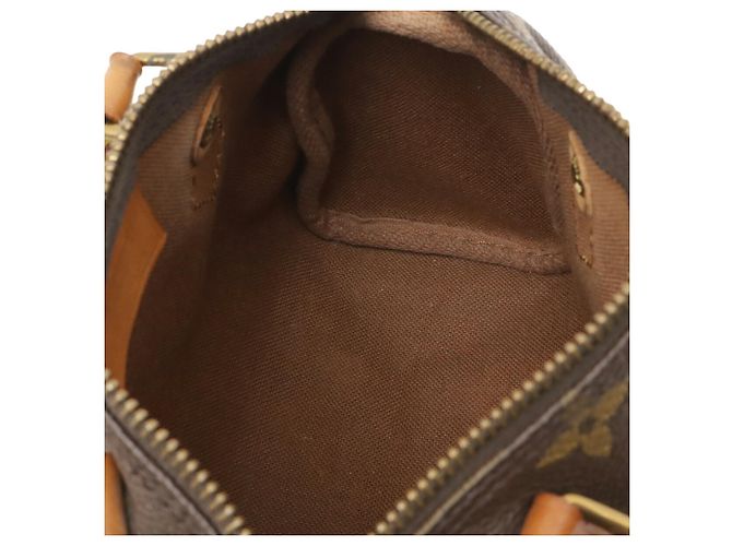 Pochette Mini Speedy Monogram Louis Vuitton Marrone - vista 7