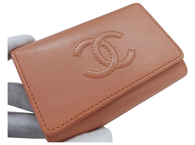 Portachiavi Chanel rosa salmone - vista 14