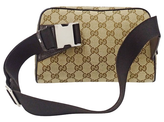 Borsa a mano/Borsa a tracolla Gucci in beige e marrone - vista 2