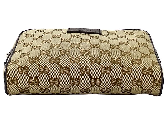 Borsa a mano/Borsa a tracolla Gucci in beige e marrone - vista 3
