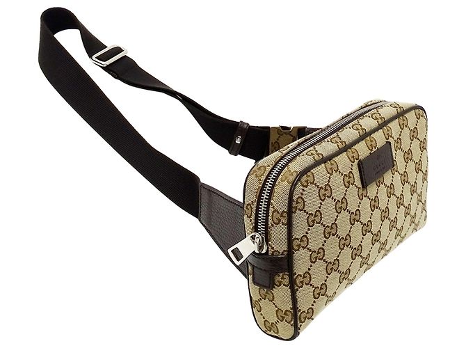 Borsa a mano/Borsa a tracolla Gucci in beige e marrone - vista 4
