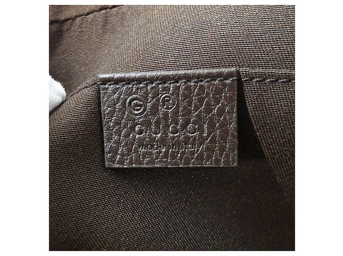 Borsa a mano/Borsa a tracolla Gucci in beige e marrone - vista 6
