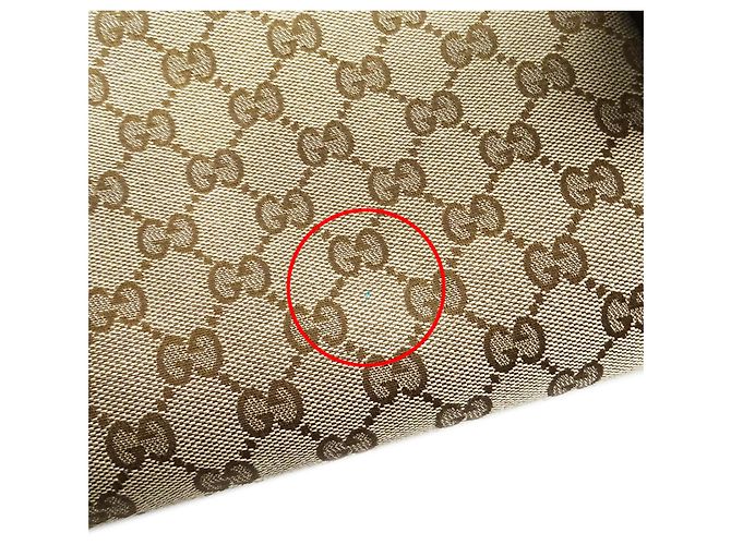 Borsa a mano/Borsa a tracolla Gucci in beige e marrone - vista 7