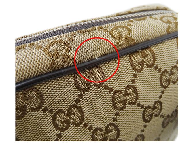 Borsa a mano/Borsa a tracolla Gucci in beige e marrone - vista 9