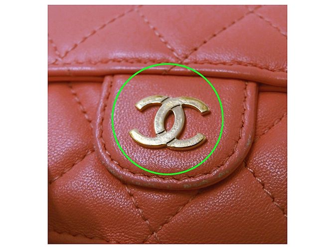 Billetera de tres pliegues para mujeres Chanel Matelassé Rosa - vista 12