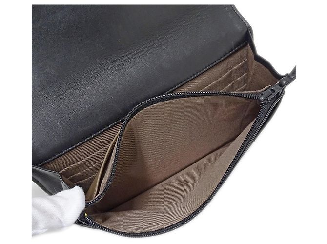 Billetera bi-fold matelassé de Chanel Negro - vista 10