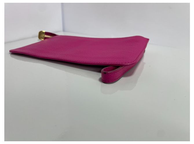 Clutch in pelle rosa Dolce & Gabbana - vista 5