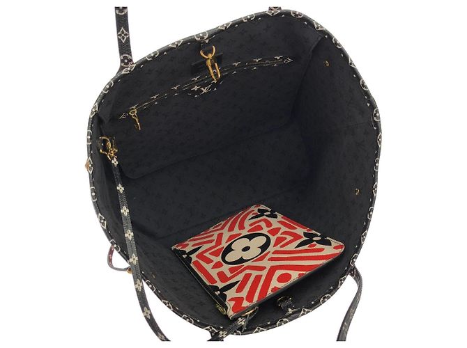 Louis Vuitton LV Crafty Neverfull MM Handbag Red - view 8