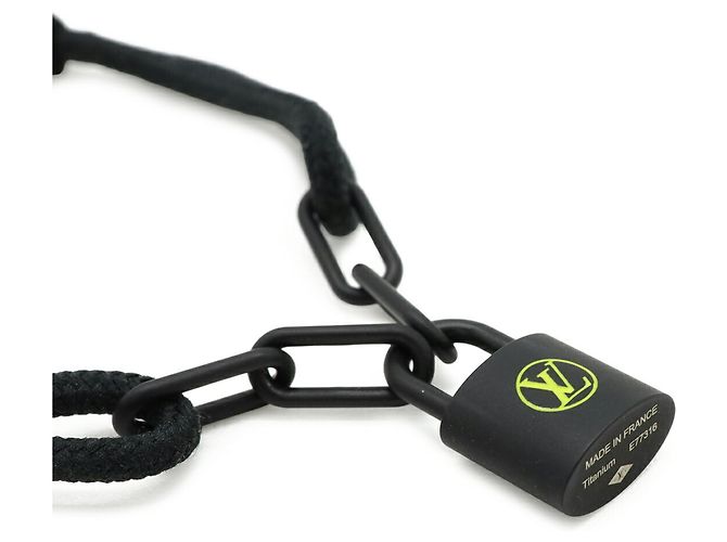Lockit Titanarmband von Louis Vuitton Schwarz - Ansicht 5