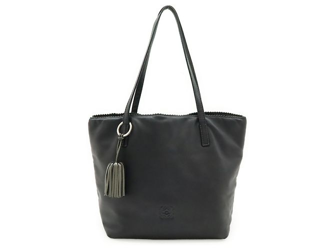 Tote Bag mit Quasten Anagram LOEWE Schwarz - Ansicht 2