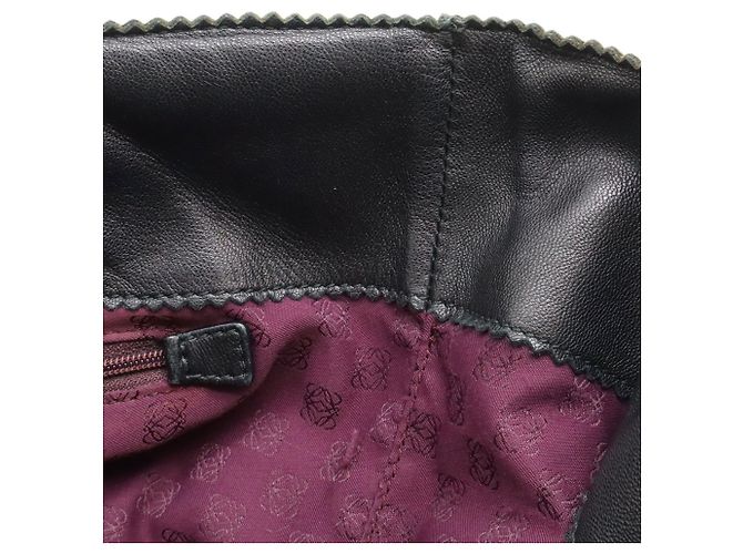 Tote Bag mit Quasten Anagram LOEWE Schwarz - Ansicht 7
