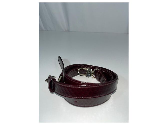 Dior Lady Dior Bolsa em couro de python bordô Bordeaux - vista 10