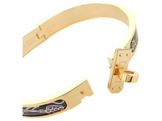Bracciale Charm Mini Click Kelly PM LES CLES di Hermès Blu - vista 3