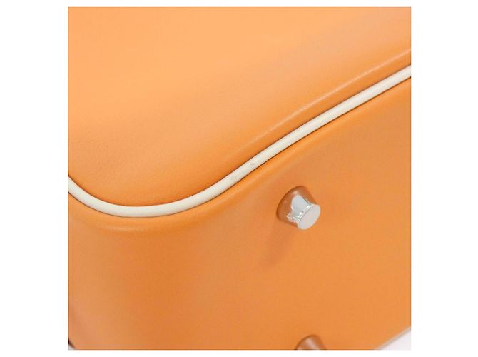 Borsa Hermès Plume Tilt 28 cm Arancione - vista 3