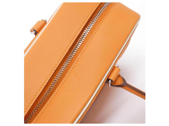 Borsa Hermès Plume Tilt 28 cm Arancione - vista 5