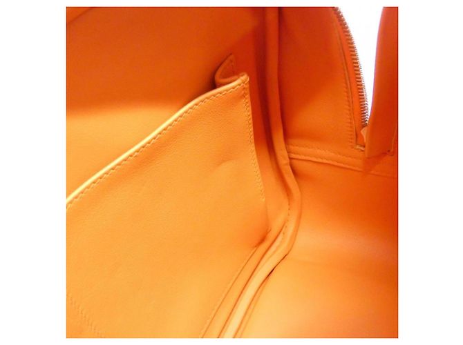 Borsa Hermès Plume Tilt 28 cm Arancione - vista 8
