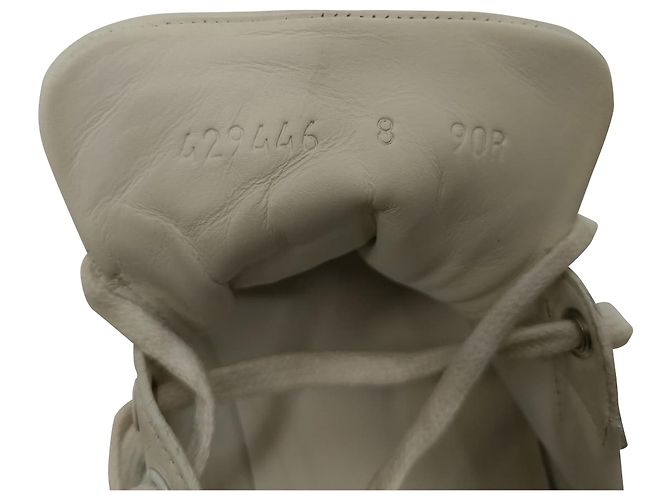 Sneakers basse Gucci Ace Bee in pelle bianca Bianco - vista 15