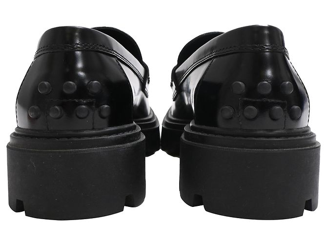 Mocassini Tod's in pelle nera Nero - vista 3