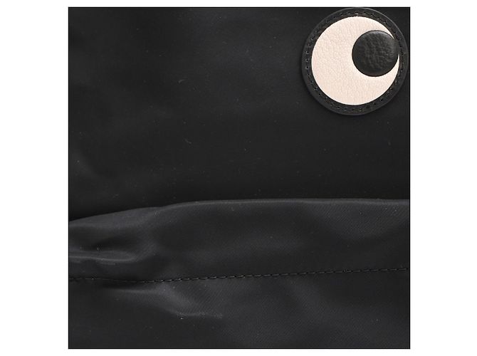 Anya Hindmarch Io sono una Borsa di Plastica Borsa Tote in Nylon Nero - vista 10