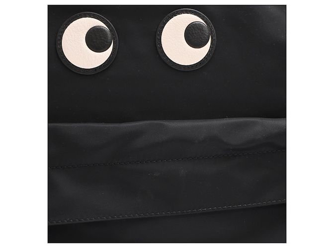 Anya Hindmarch Io sono una Borsa di Plastica Borsa Tote in Nylon Nero - vista 11