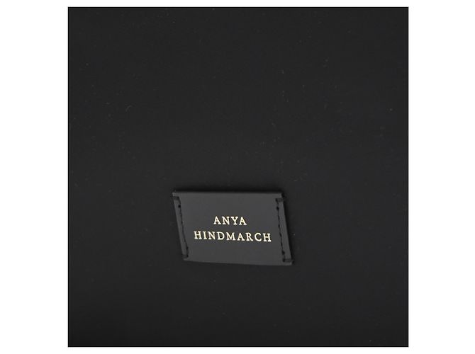 Anya Hindmarch Io sono una Borsa di Plastica Borsa Tote in Nylon Nero - vista 14